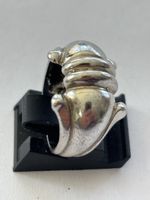 Ring Silber 925 massiv schweres Design gebrauchter Zustand