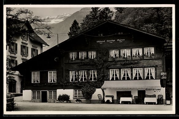 Ansichtskarten: Brienz, Dependance vom Hotel Kreuz, Gast – Gebraucht aus Berlin von bartko-reher