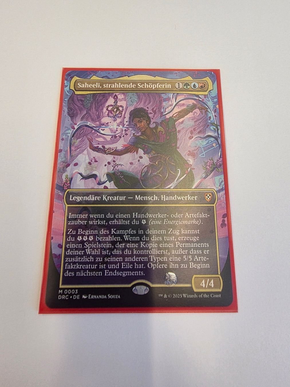 Magic The Gathering Cartes à collectionner: MTG -Commander: Ätherdrift (DRC)- Karte: Saheeli – Neuf (Voir description) à Mörigen par Gadgeteer 2