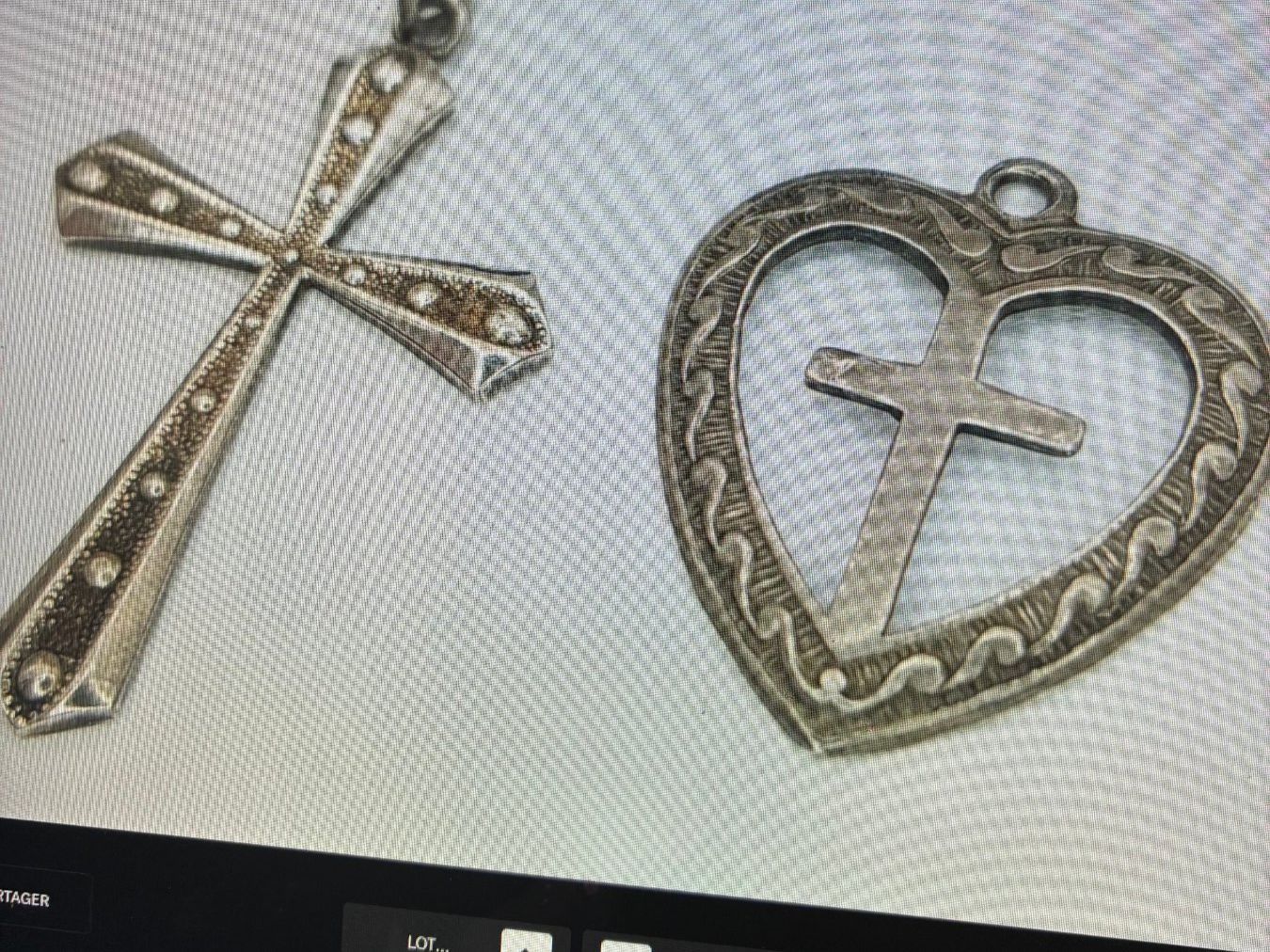 Anhänger: breloques  croix - argent – Gebraucht aus Evilard von nenette01 1