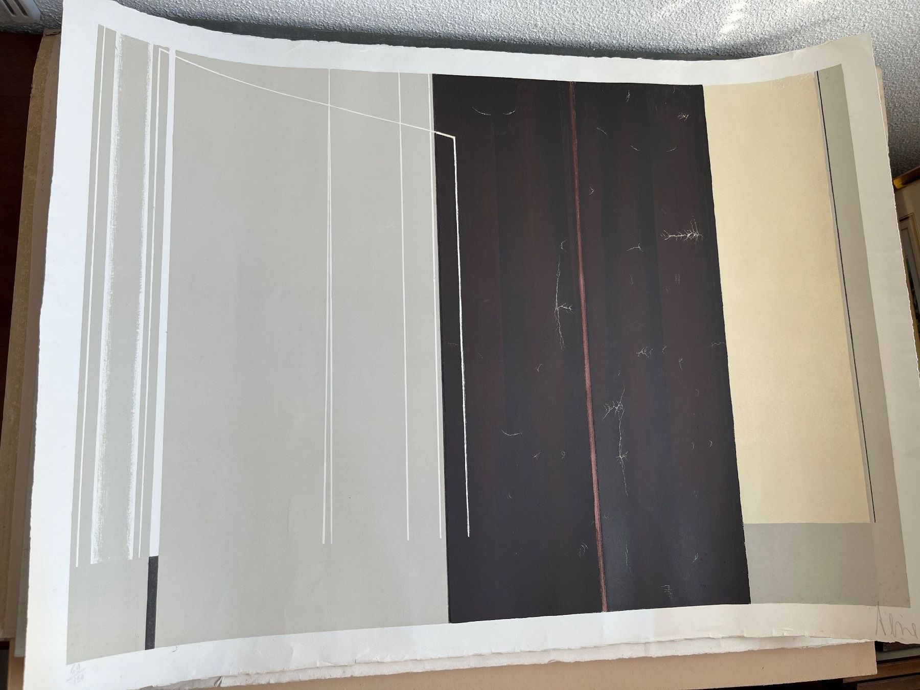 Dipinti: Original Grafik von Aline - Abstrakte Kunst – Usato da Stetten AG venduto da Brissago25