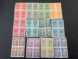 Deutschoesterreich 1919/21 Viererblock  **   (5151)