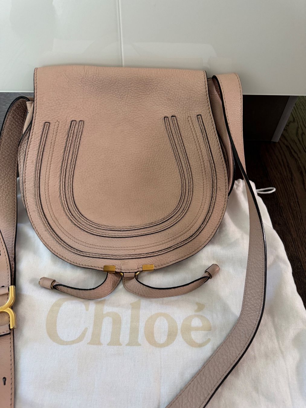 Chloé Taschen für Damen: Chloé Marcie Medium Saddle Bag – Great Condition – Gebraucht aus Uitikon Waldegg von gha_v6gz 2