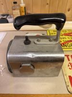 Lampe torche SBB CFF, vintage, aluminium, métal, electrique