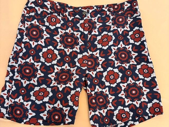 Pantaloni: NEU. bunte Leinenshort  XL – Nuovo (secondo la descrizione) da Zürich venduto da gunti02