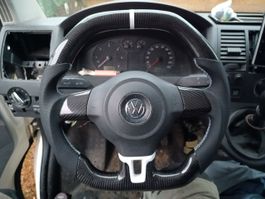 Lenkrad VW T5 + Golf 5 o 6, Dsg ,uns. Fibra carbonio , Pelle
