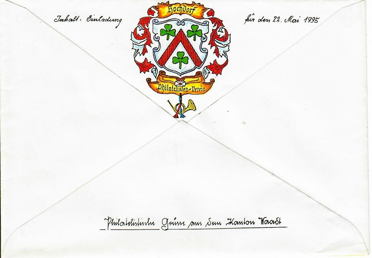 Alle Briefmarken: Illustrierter Brief Mex VD – Gebraucht aus Hochdorf von Ziegel-16 1