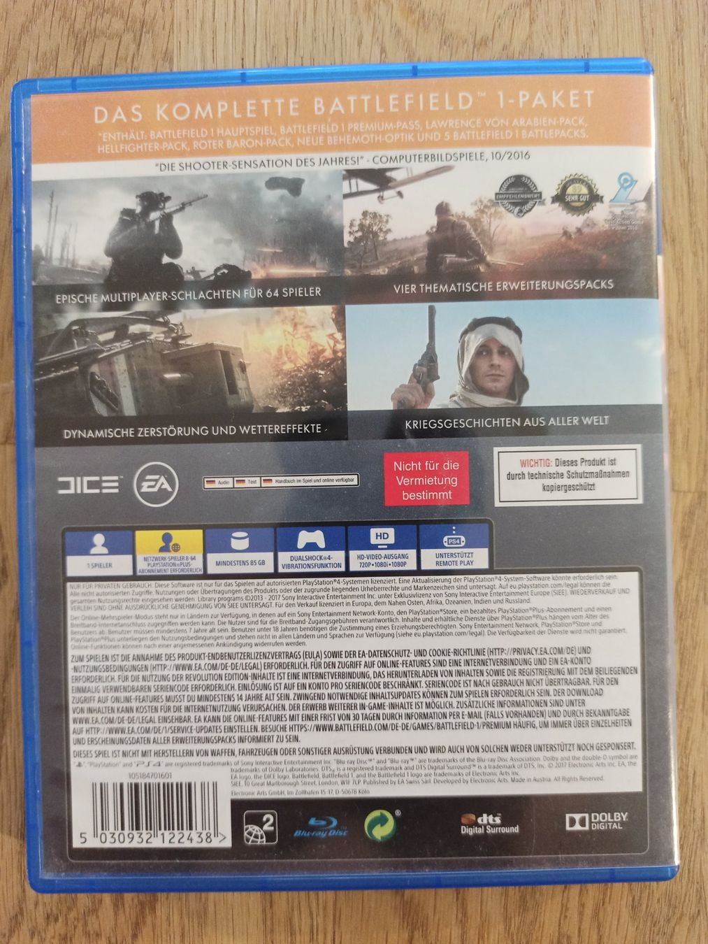 Jeux: Battlefield 1 Revolution PS4 / PS5 – D'occasion à Oberweningen par mar_87mx 1