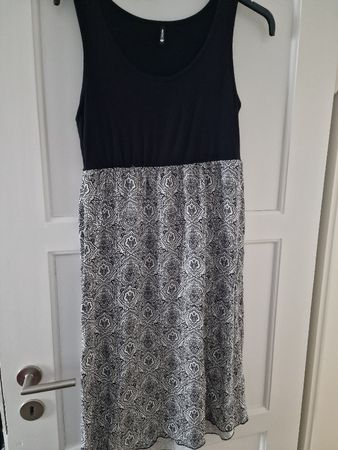 Sommerkleid, Gr. 38,Schwarz/Weiss gemustert, Top Zustand