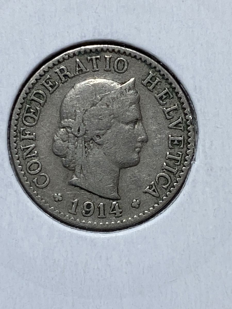 Tutti le monete: Suisse - 5 centimes - 1914 – Usato da Payerne venduto da Mike1682 2