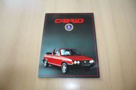 Bertone Fiat Ritmo 85S Cabrio Prospekt NL