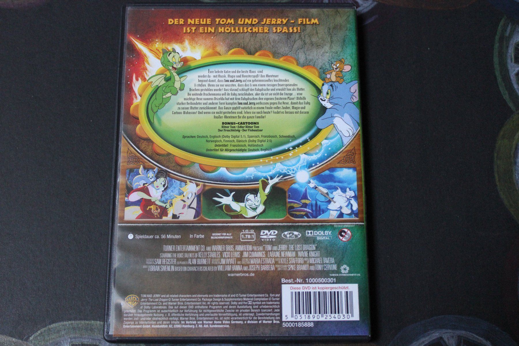 Tutti i DVDs: TOM UND JERRY - DER VERLORENE DRACHE - SPIELFILM DVD – Usato da Tübach venduto da JamesStone 2