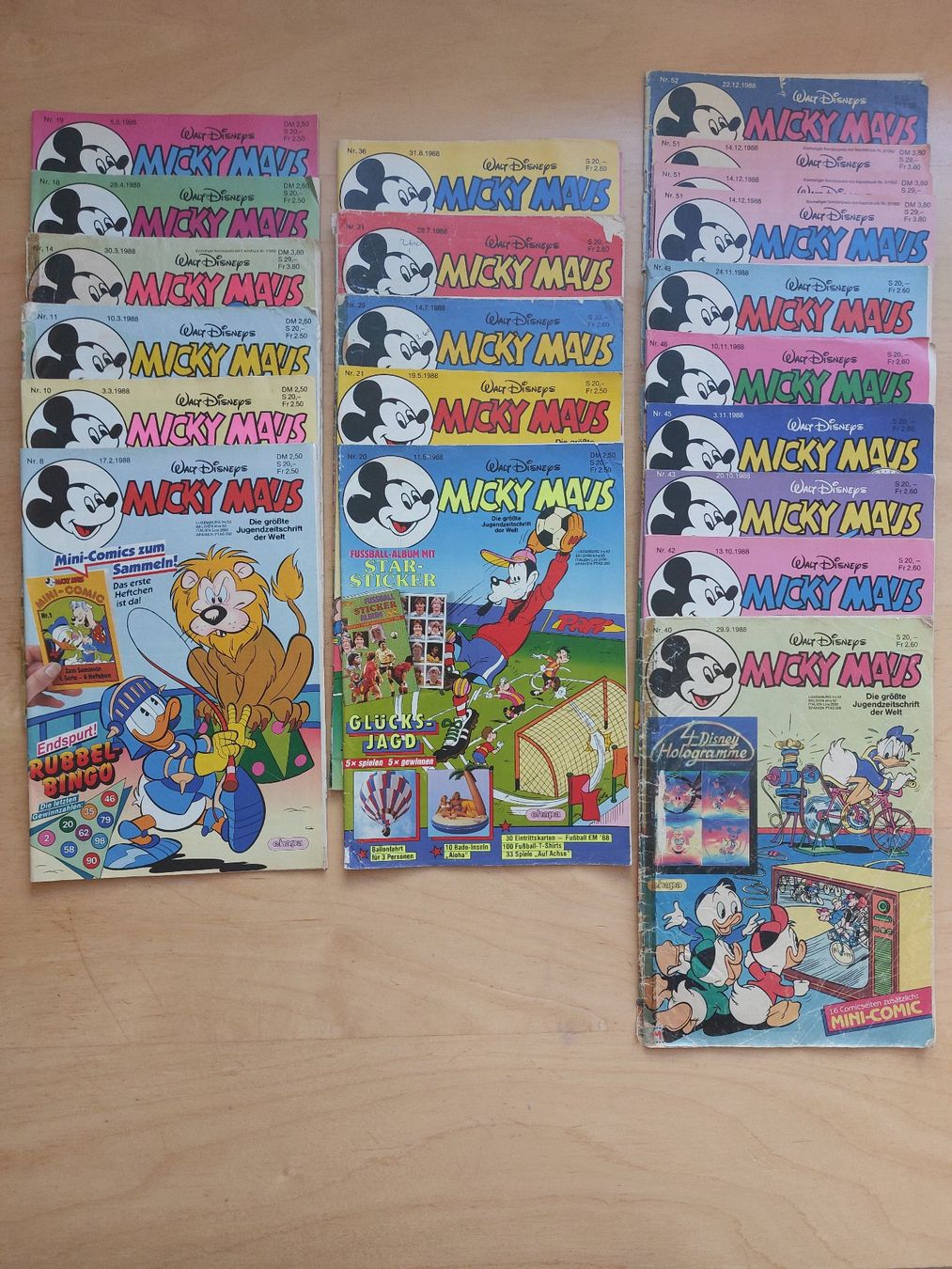 Comics: 22 MICKY MOUSE - 1988 – Gebraucht aus Gipf - Oberfrick von Esnoopy