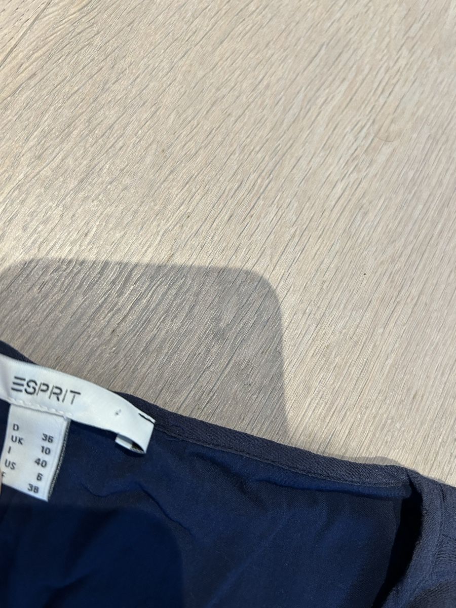 Esprit Kleider: Langes Maxi Kleid Esprit blau langarm Gr. 36 Viskose – Gebraucht aus Zug von Gibbi80 1