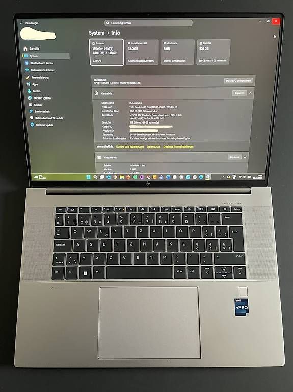 Notebooks: HP ZBook Studio G10 Notebook | RTX 2000 Ada – Gebraucht aus Bern von cedelsch 3