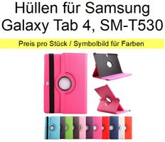 Tablethülle Samsung Galaxy Tab 4, SM-T530, div. Farben