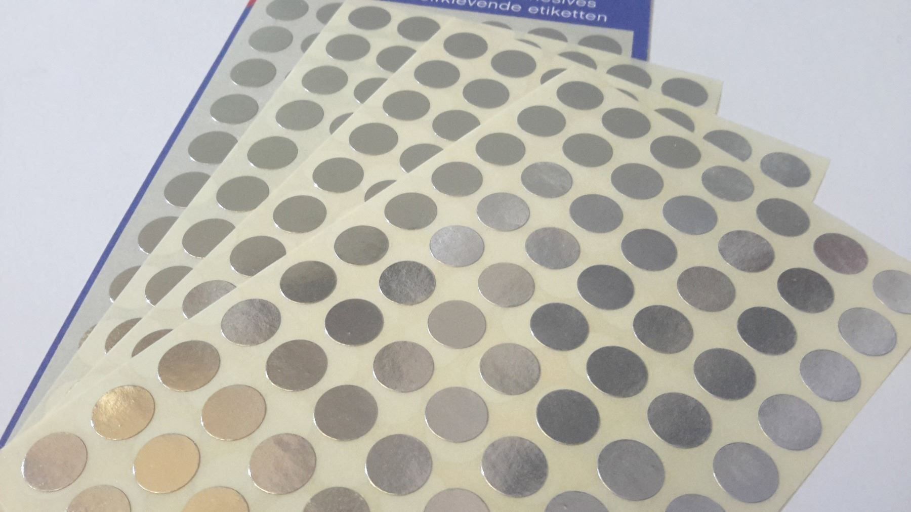 Sticker: Markierungspunkte, silber, 8mm, 308 St. – Nuovo e nell'imballaggio originale da St. Gallen venduto da cointec 3