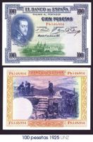 100 Pesetas 1925 UNZ