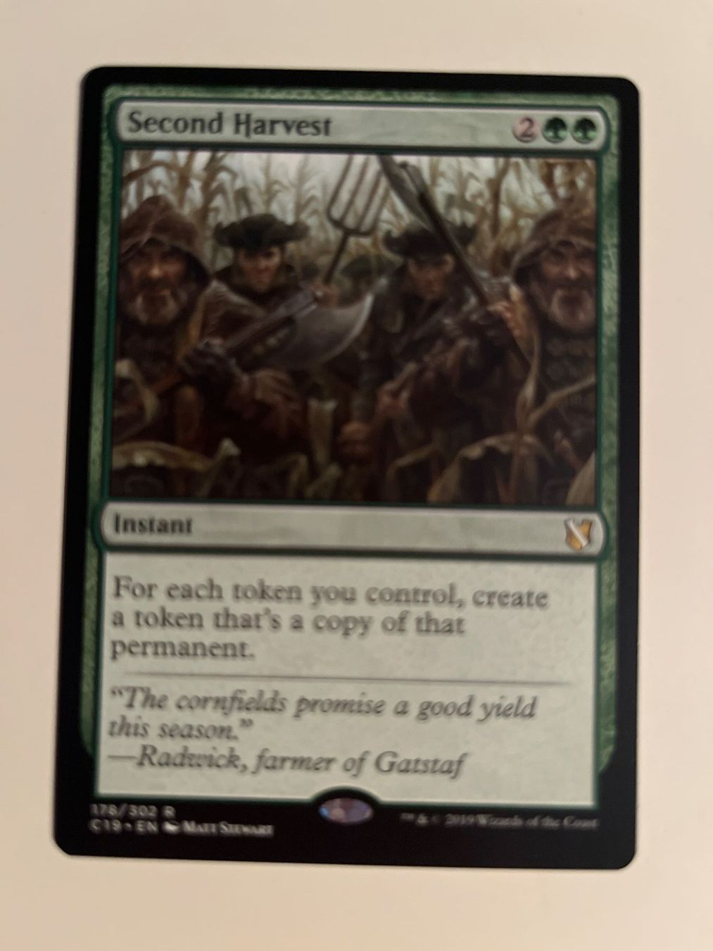 Magic The Gathering Carte collezionabili: 1 x Second Harvest - Magic: The Gathering - MtG – Usato da Kriens venduto da Shadi1980