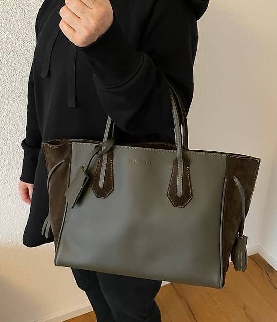 Longchamp Borse da donna: Longchamp Penelope Olivgrün – Usato da Boppelsen venduto da WIB77 4