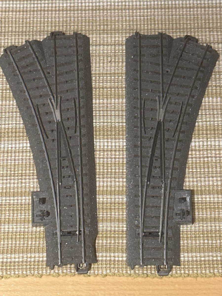 Märklin Modellini di ferrovie: Märklin H0-WS Weichenpaar C-Gleis Antrieb Decoder Bel.ab19.- – Usato da Sennwald venduto da HARO-Import