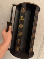 ALTER STAHL VERKAUFS DISPLAY DREHBAR 20ER JAHRE SEHR SELTEN