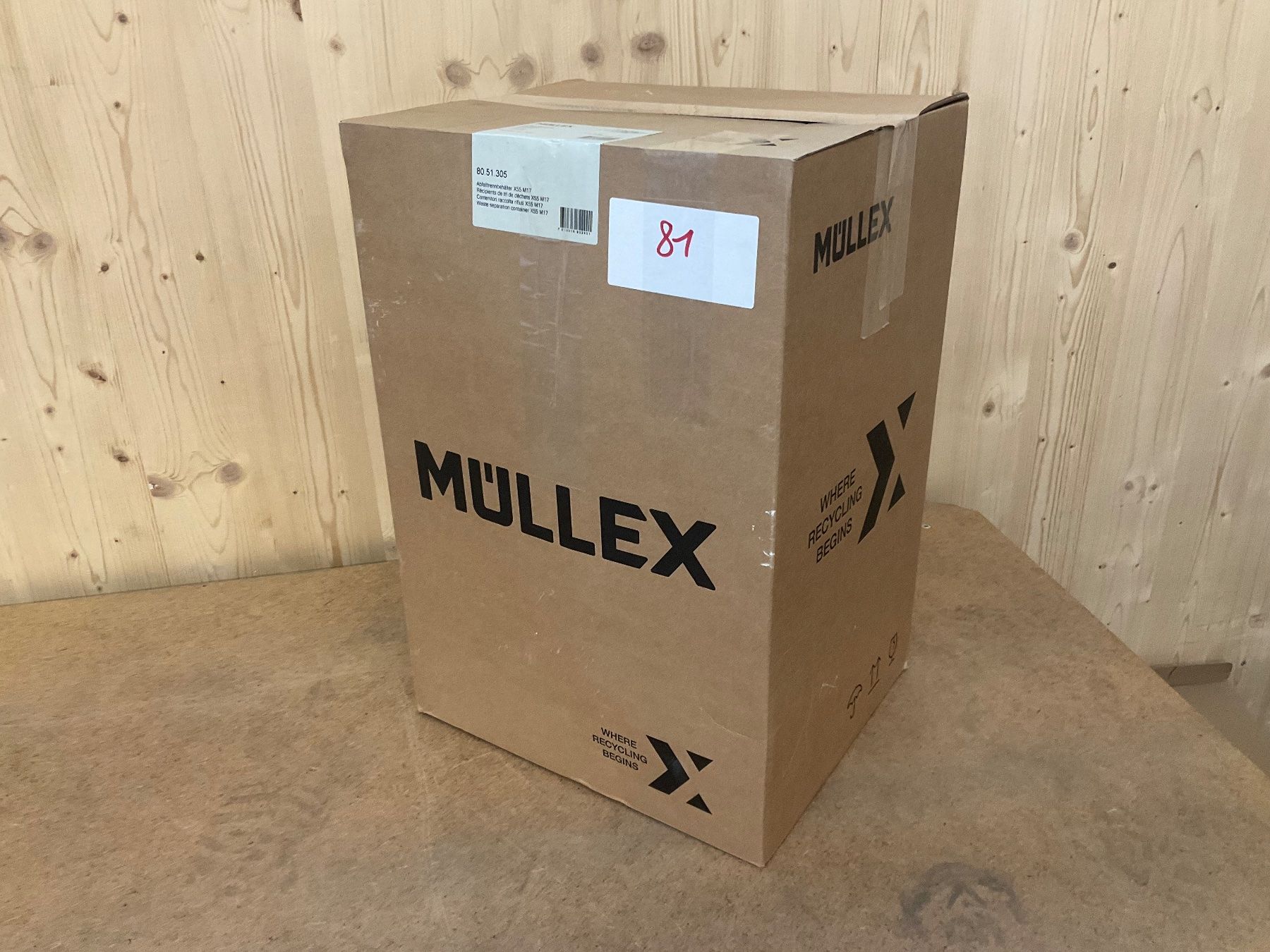 Müllex Cestini per rifiuti: 081 Müllex Abfallsystem X55 M17 – Nuovo (secondo la descrizione) da Derendingen venduto da Meisterstuecke 7