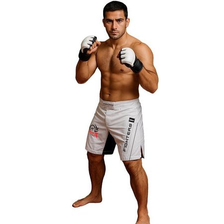 FIGHTERS - MMA Shorts / Weiss / XS bis XL
