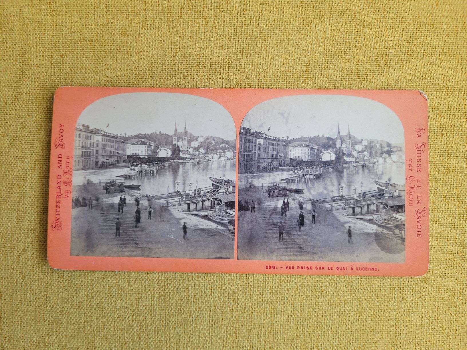 Foto & Immagini: Stereoskop Ansicht Luzern c1900 – Usato da Emmenbrücke venduto da schneeturm