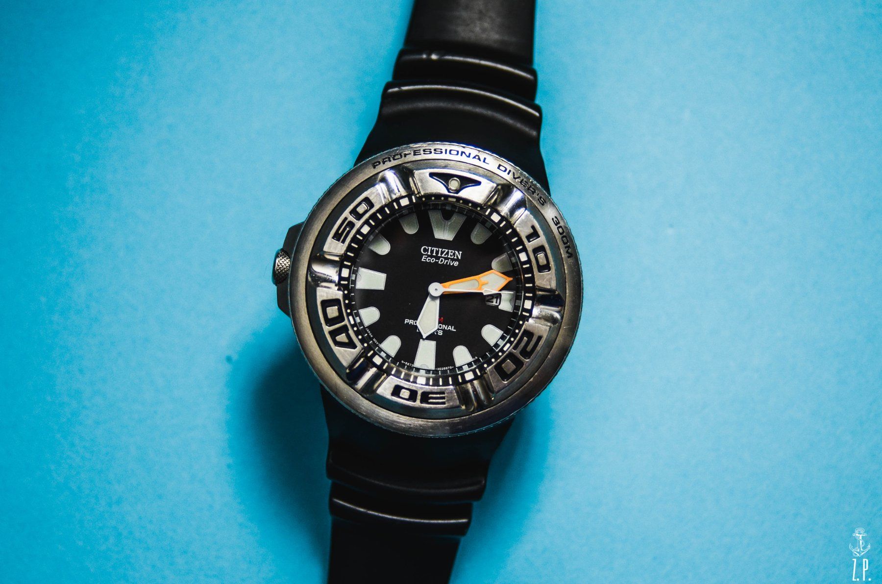 Citizen Uhren: Citizen Eco-ZIlla Steel 300m 49mm – Gebraucht aus Boswil von ZPwatches 1