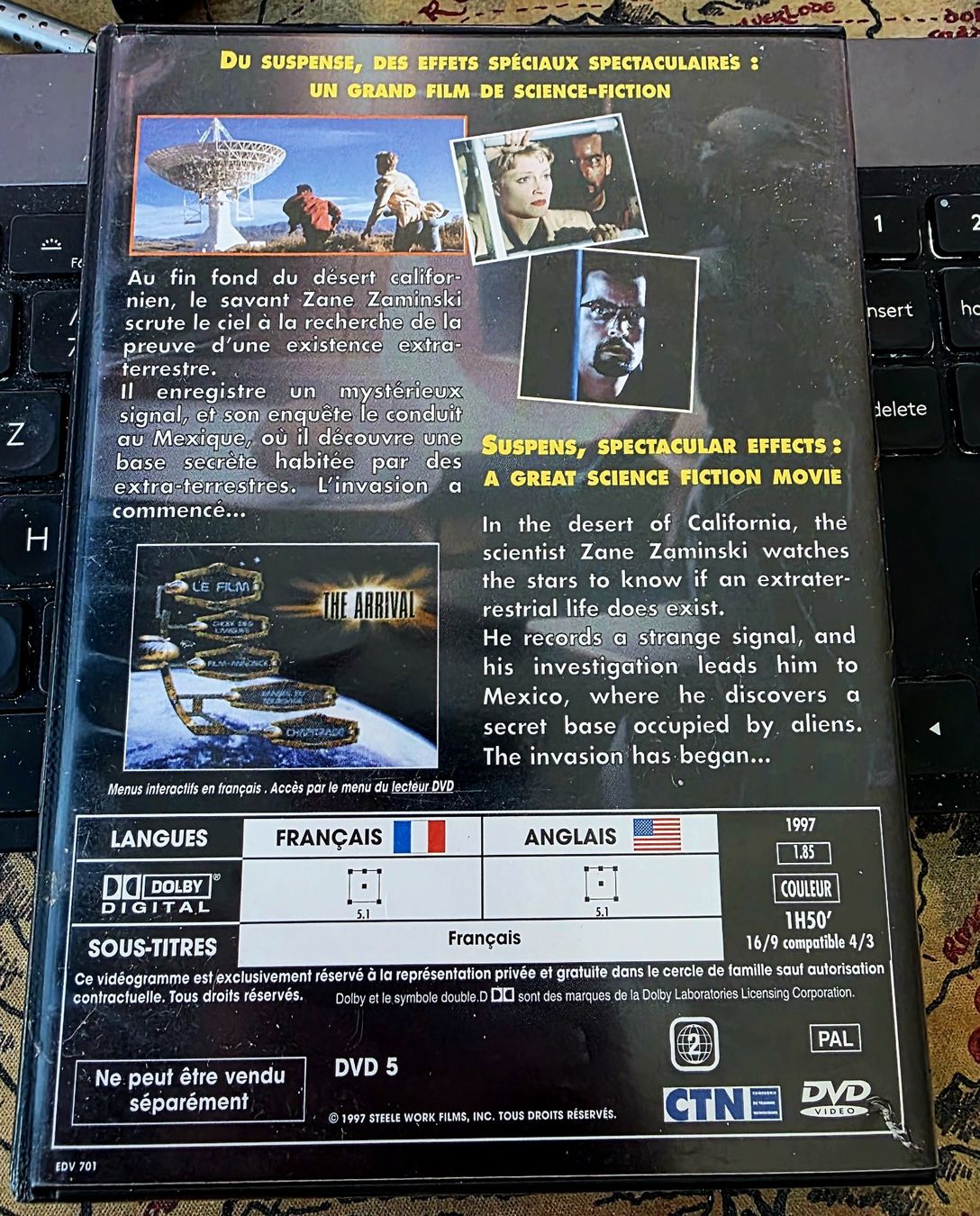 Alle DVDs: DVD The Arrival (1996) – Gebraucht aus Semsales von __Florian__ 2