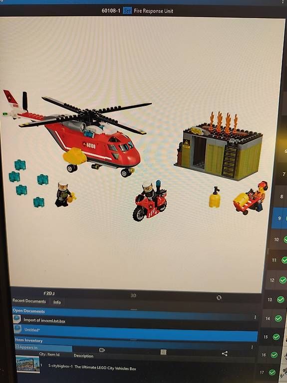 Jeux de construction: Lego City 60108, Fire Response Unit – D'occasion à Umiken par Frogonier