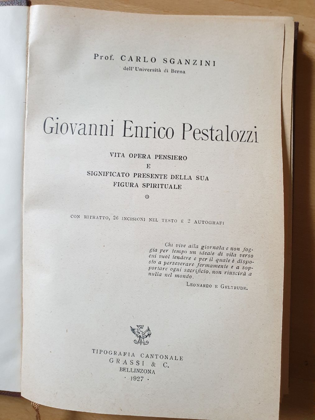 Libri: Giovanni Enrico Pestalozzi – Usato da Viganello venduto da Priska.c 3