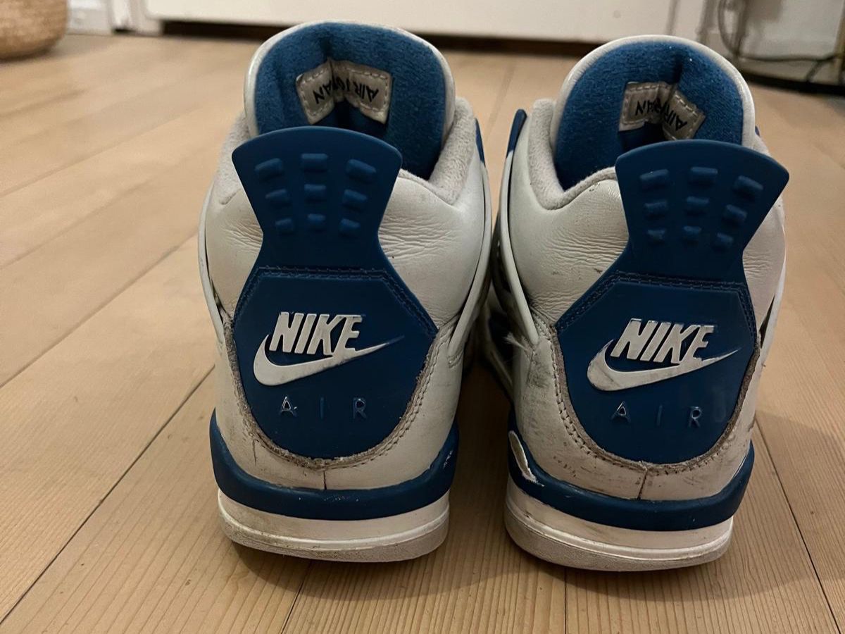 Jordan Chaussures garçon: Jordan 4er blau-hellgrau Grösse 37.5 – D'occasion à Thierachern par Binschg_g 7