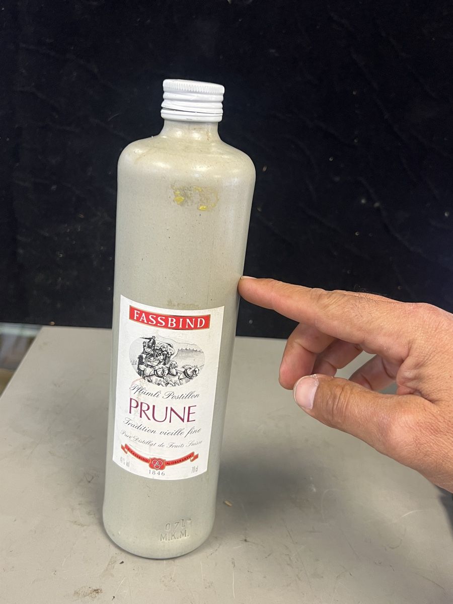 Bevande alcoliche: Fassbind Prune, Tradition Vieille Fine 70cl, entamée – Usato da Genève venduto da Leboucheoreilles 5