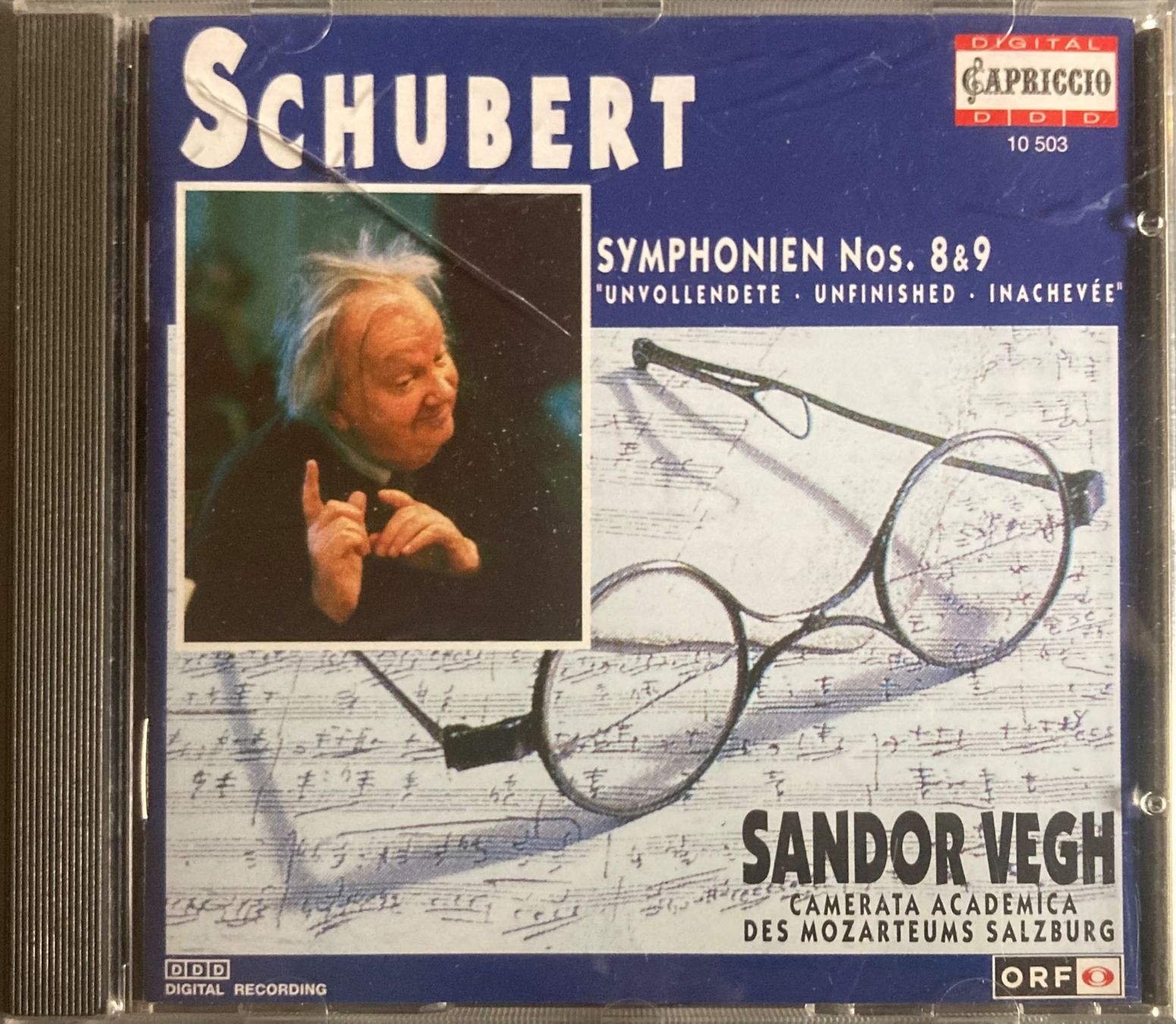 CDs: FRANZ SCHUBERT - SYMPHONIEN NOS. 8 & 9 – D'occasion à Poliez-Pittet par Newtown-Records