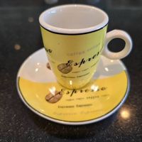 Espressotasse mit Unterteller, 10 Sets