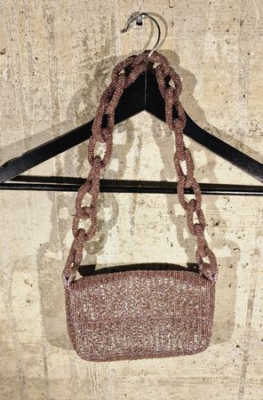Anthropologie Die Fiona Perlenhandtasche: Kettenversion