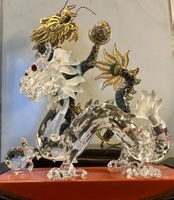Vintage 1997 Swarovski Crystal Dragon Figur✨Top Zustand✨
