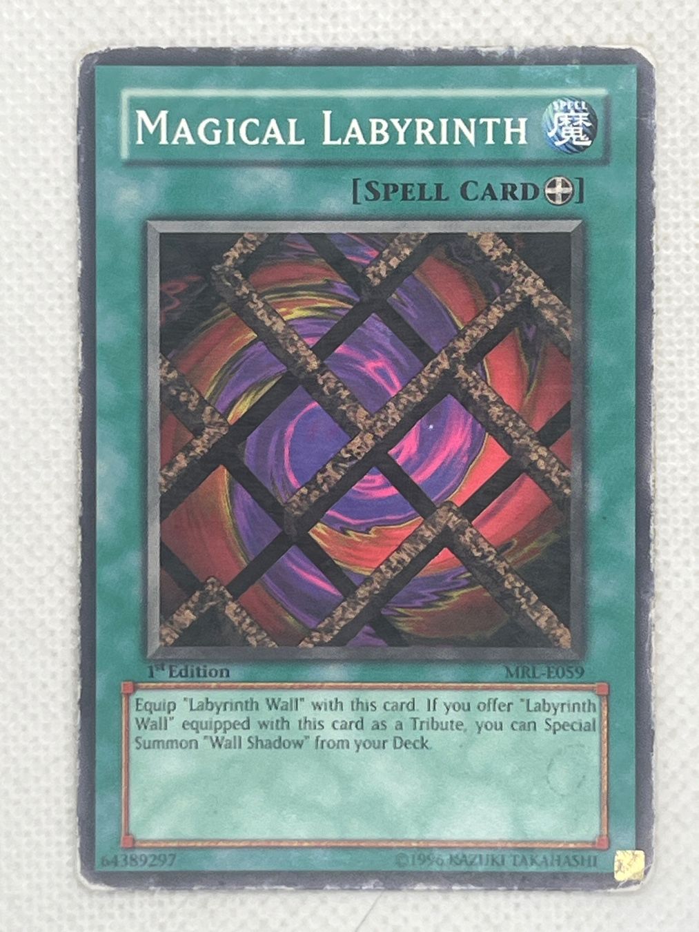 Yugioh Carte collezionabili: Magical Labyrinth 1st Edition Spell Card Yu-Gi-Oh MRL-E059 – Usato da Hinterkappelen venduto da Kim1992