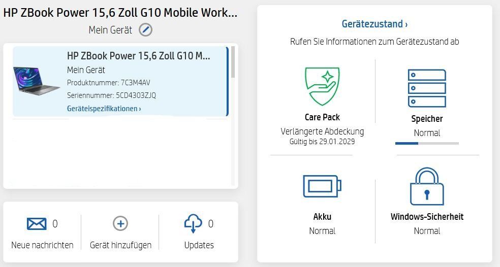 Hewlett Packard Notebook: HP ZBook Power G10 15.6" – Usato da Widen venduto da RazorRamon 5