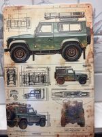 Blechschild Land Rover 30x20 NEU