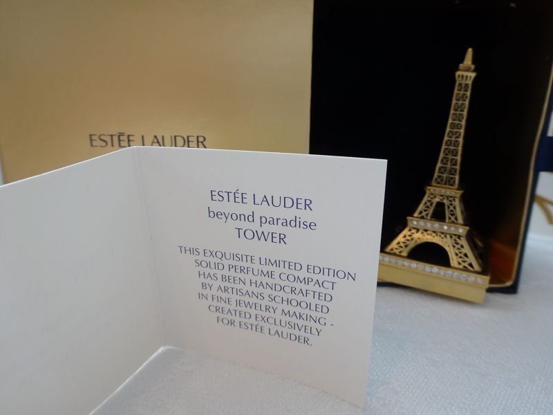 Estée Lauder Flaconi: Estée Lauder Solid Parfum EIFFEL TOWER PERFECT IN BOX 2006 – Usato da Oberwil b. Zug venduto da JICKY-1889 1