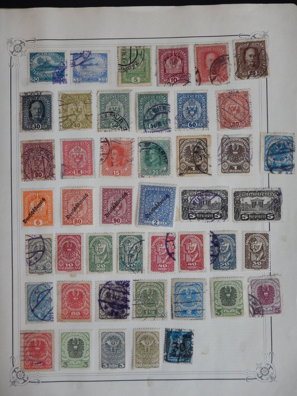 Tutti i francobolli: Österreich Sammlung ab Klassik – Usato da Zürich venduto da Muehlekauf 3