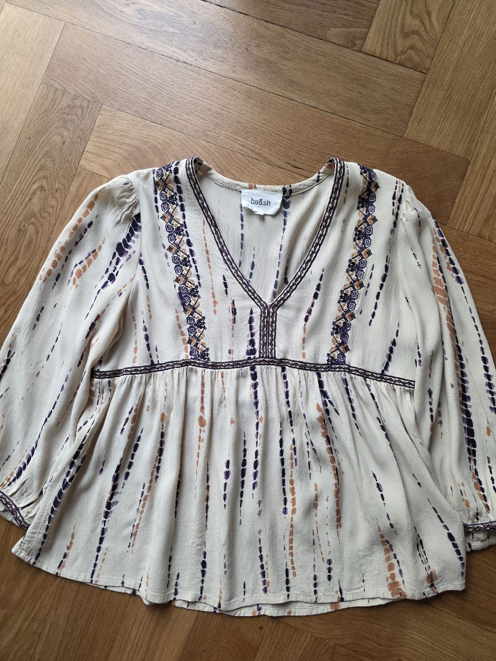 Ba&Sh Tops: Blouse à motif Ba&sh  – D'occasion à Genève par alex7926