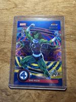 2026 Topps FinestShe-Hulk Blue Negative  Zone /150