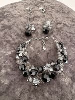 Swarovski Set - Armkette & Ohrringe