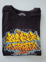T-shirt vintage noir Bunker Graffix, Taille M, 