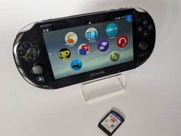 Sony PlayStation Vita (Model PCH-2016) mit Spiel