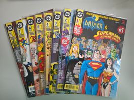 Batman & Superman Adventures, komplett! (1-8), ø Zustand0-1!